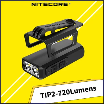 NITECORE TIP2 720Lumens Nabíjateľná Dual-Core Magnetickým Kľúčom Svetlo vstavanej Batérie Prenosné výchovy k DEMOKRATICKÉMU občianstvu Keychain Svetlo