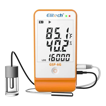 GSP-6 G Elitech Digitálne Teplota Vlhkosť vzduchu Dátového Záznamníka Chladnička Teplomer Vakcíny Chladnička Teplota Monitor