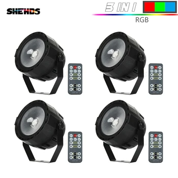4/10PCS SHEHDS 30W LED Par RGB Bezdrôtové Diaľkové Ovládanie Blinder KLASU Svetlá Pre Disco, Strán, Svadby Malé Fáze Opony Umývanie