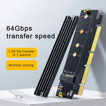 DBG PCIE, aby M2 Adaptér NVMe M. 2 PCI Express Adaptér 32Gbps PCI-E x4 Karty/8/16 M&B Tlačidlo SSD Počítač Rozšírenie Pridať Na Karty